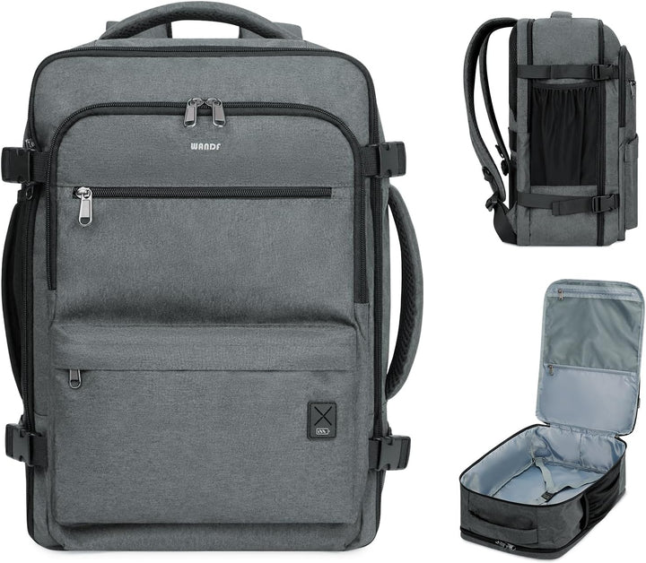 WANDF Handgepäck Rucksack 55x40x20cm / 45x36x20cm für Easyjet Airlines, Untersitz-Reise-Handgepäck-T