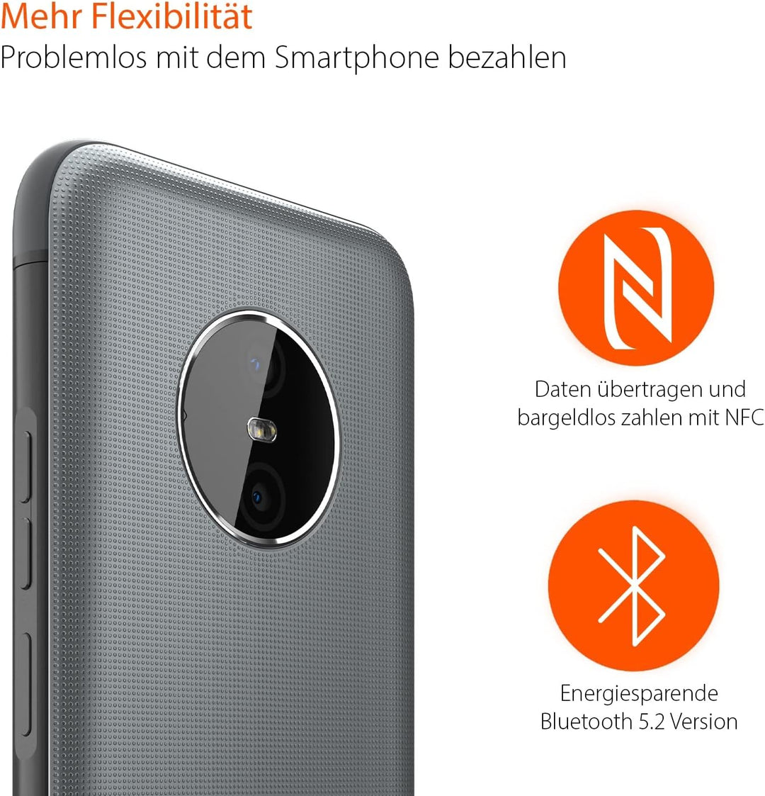 Gigaset GX6 - Outdoor Smartphone 5G - Militärstandard - staub- & wasserdicht IP68 - 6,6" FHD+ Displa