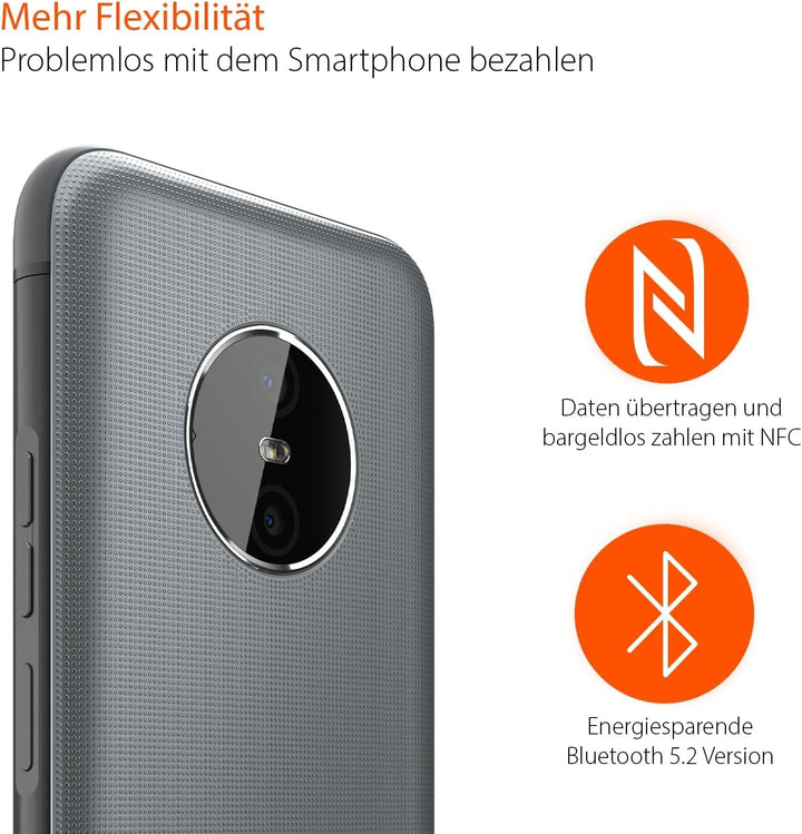 Gigaset GX6 - Outdoor Smartphone 5G - Militärstandard - staub- & wasserdicht IP68 - 6,6" FHD+ Displa