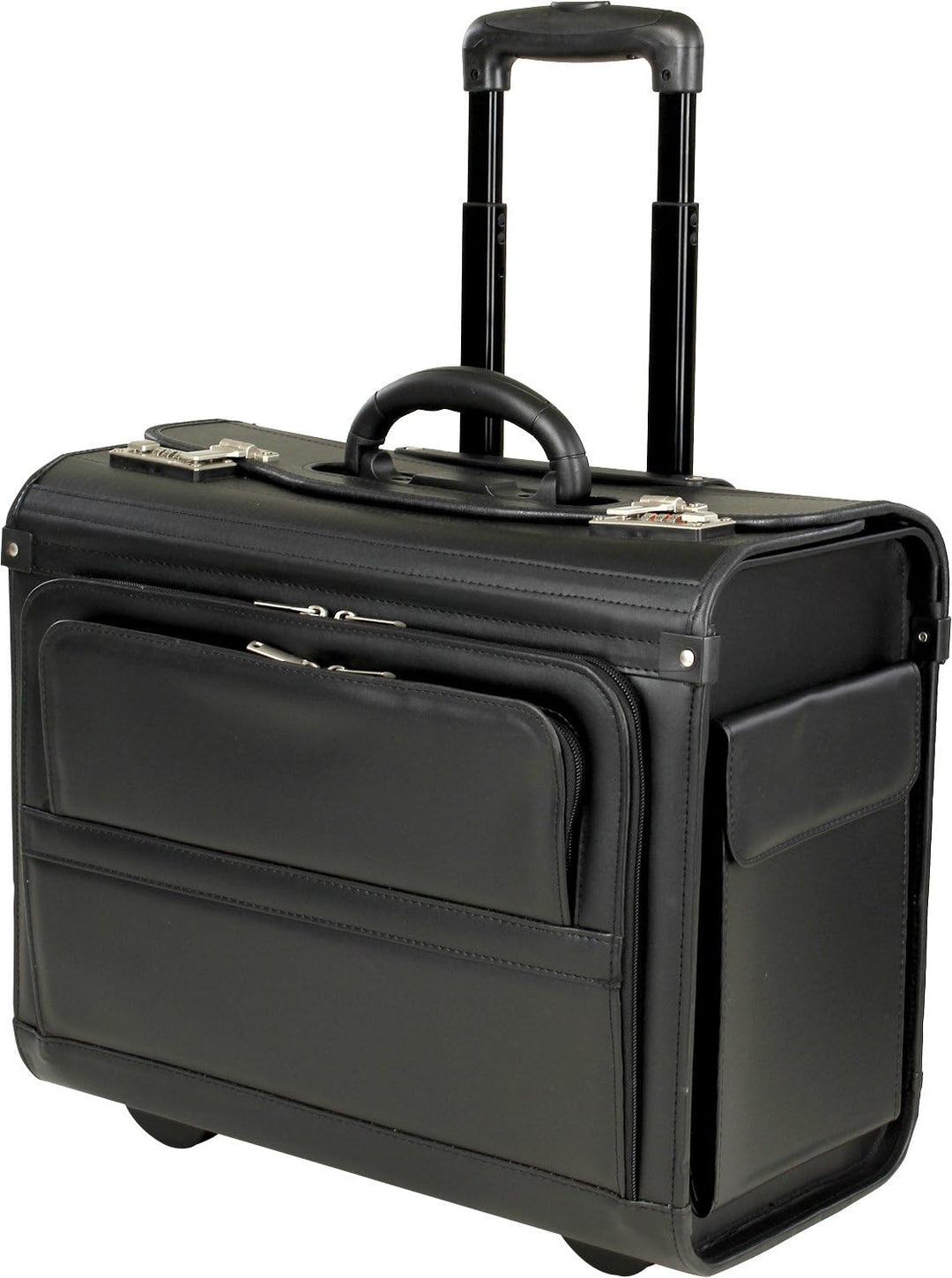 Bowatex Business Aktenkoffer Pilotenkoffer Trolley Laptop-Fach 17´´ 46 Schwarz