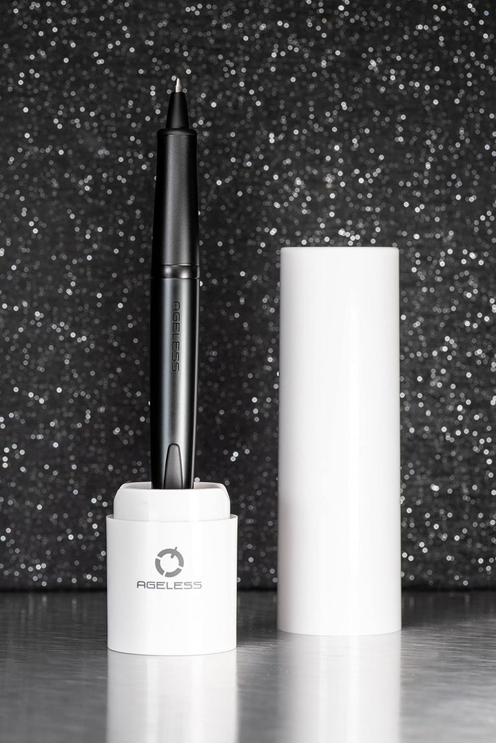 Pilot Pen 2008001 - Kugelschreiber AGELESS mit Doppeldrehmechanismus, Mattschwarz, in stylischem Ges