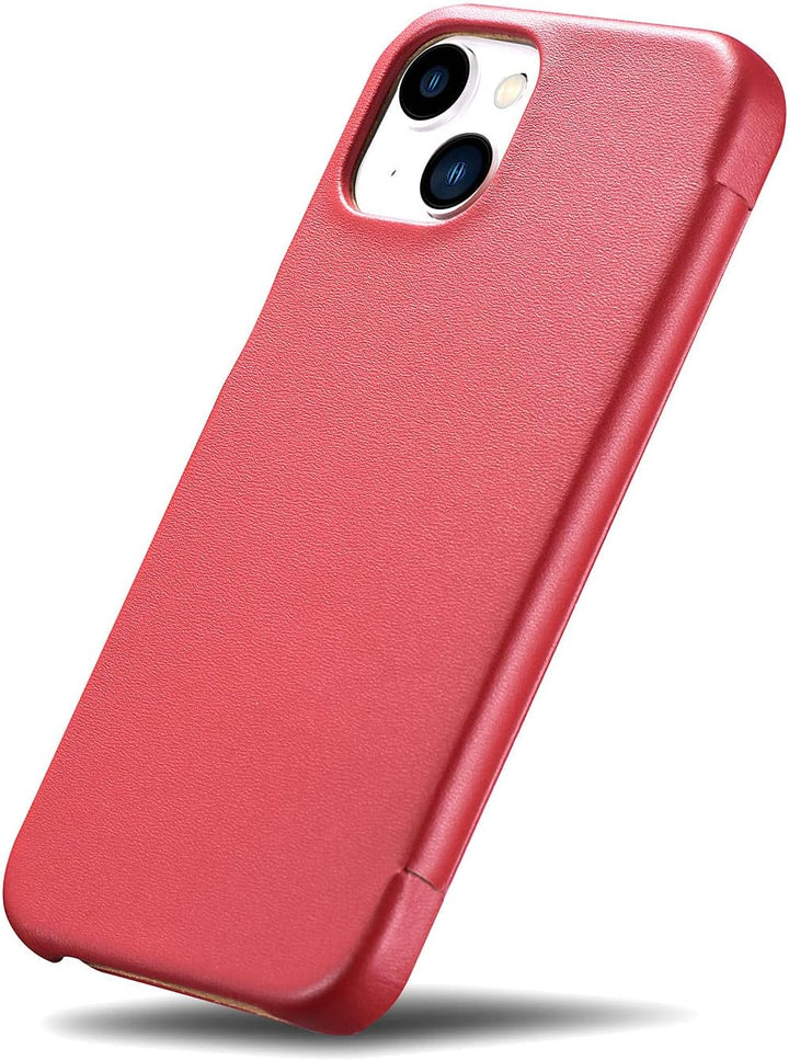 Mobiskin Hülle kompatibel mit Apple iPhone 13 Mini (5,4 Zoll), Handyhülle mit echtem Leder, Case, Sc