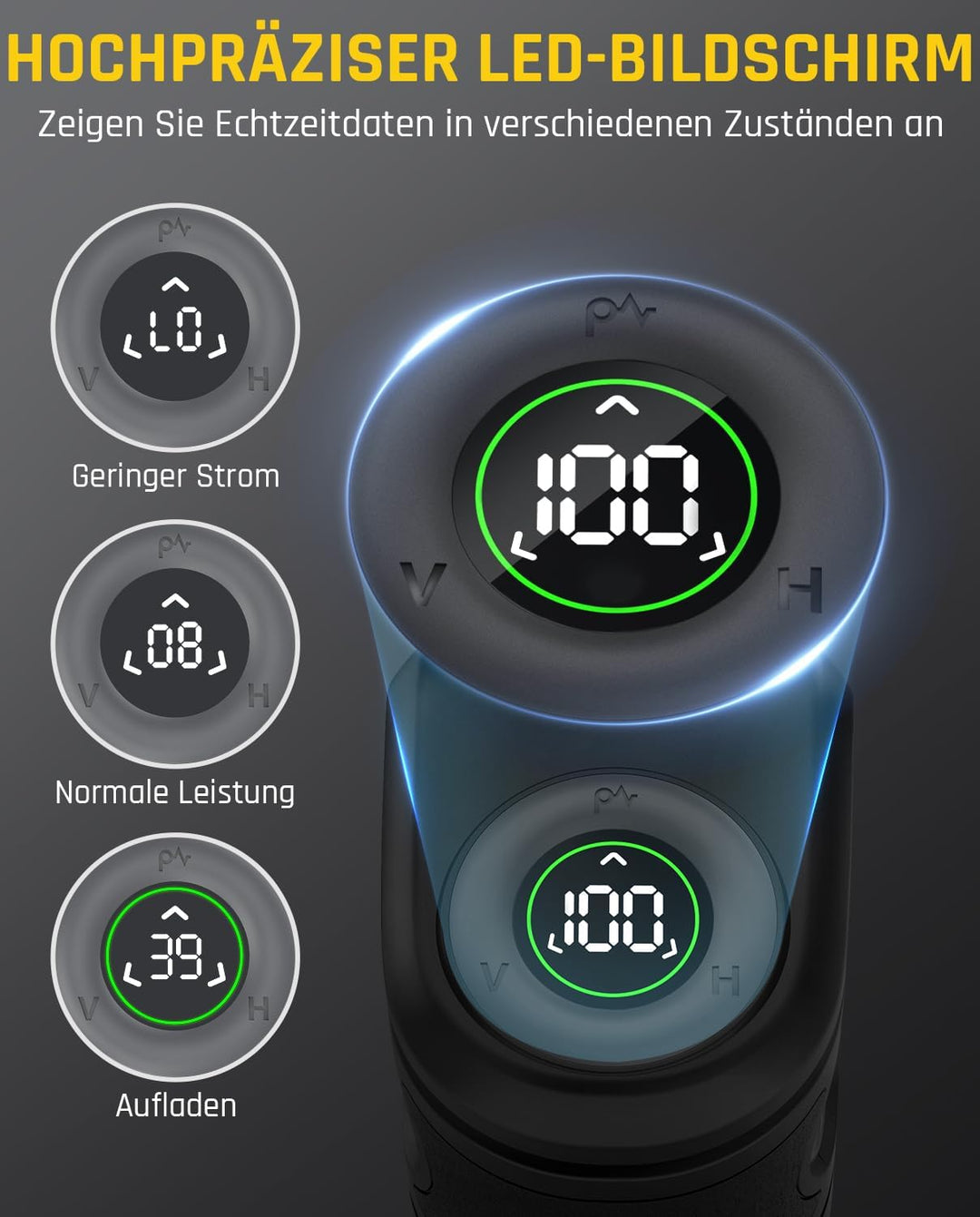 Fanttik D2 PRO Selbstnivellierend Kreuzlinienlaser mit LED-Bildschirm, 130° Vertikale Abstrahlwinkel