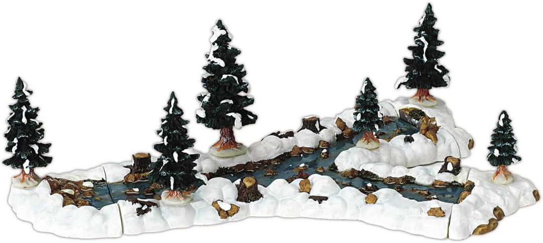 LEMAX - Mill Stream Fork 13367 Landschaft Fluss Weihnachtsdorf Winterdorf