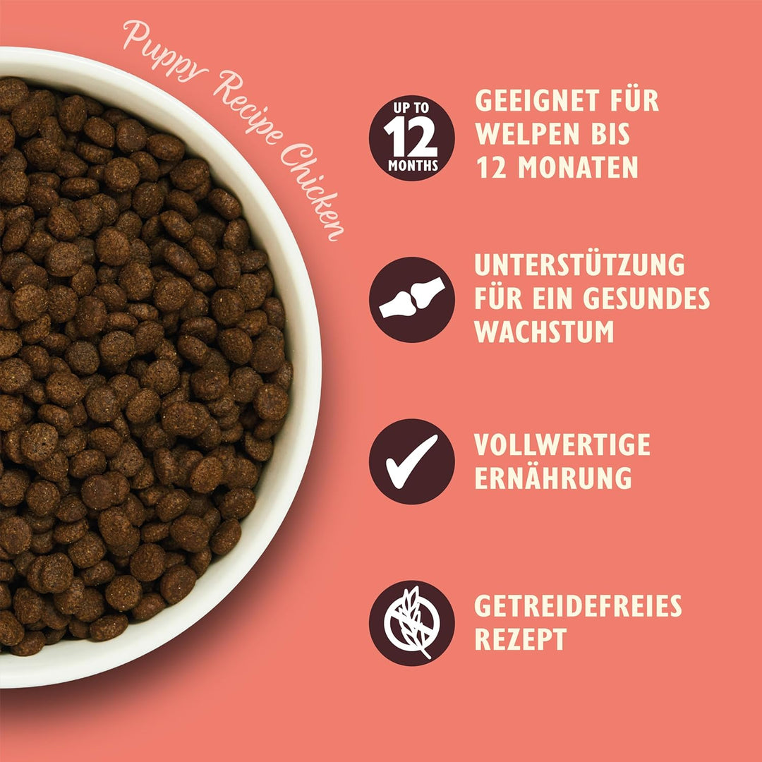 Lily's Kitchen Natürliches Trockenfutter für Welpen Huhn Lachs und Erbsen (2.5kg Pack) Huhn 2.5kg, H