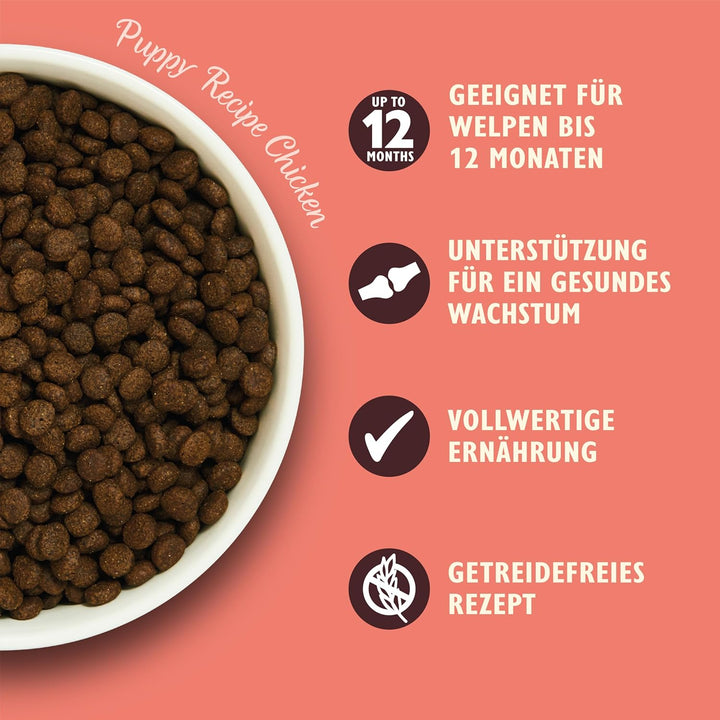 Lily's Kitchen Natürliches Trockenfutter für Welpen Huhn Lachs und Erbsen (2.5kg Pack) Huhn 2.5kg, H