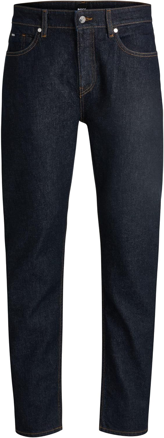 BOSS Herren H-Re.Maine Blaue Maine Regular-Fit Jeans aus bequemem Stretch-Denim 29W / 34L Blau, 29W