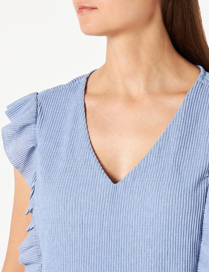 GARCIA Damen T-Shirt M Lavender Blue, M Lavender Blue