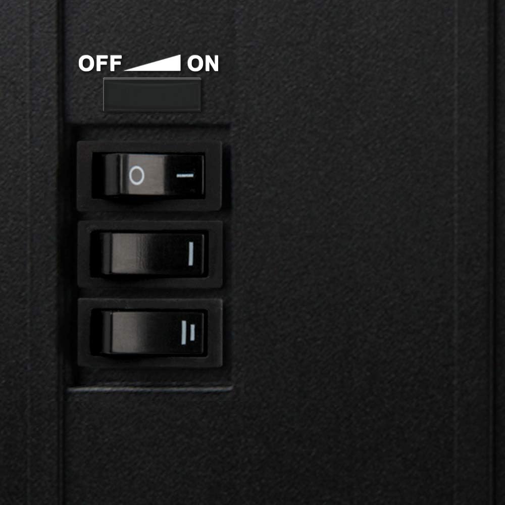 Elektrokamin mit Heizer Kaminfeuer LED 2000W elektrischer Heizlüfter Elektroofen mit Flammen Dekokam