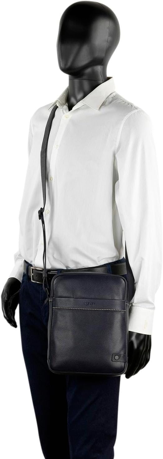 JASLEN - Leder Umhängetasche Herren - Umhängetasche Herren Leder mit Verstellbarem Riemen - Umhänget