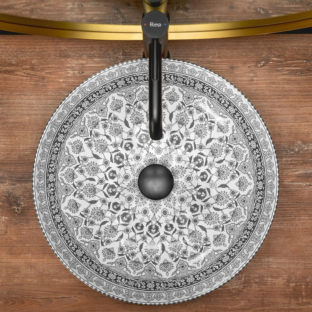 Rea Aufsatzwaschbecken Arte Dark Grey Waschtisch Handwaschbecken Spülbecken Waschschale Waschbecken