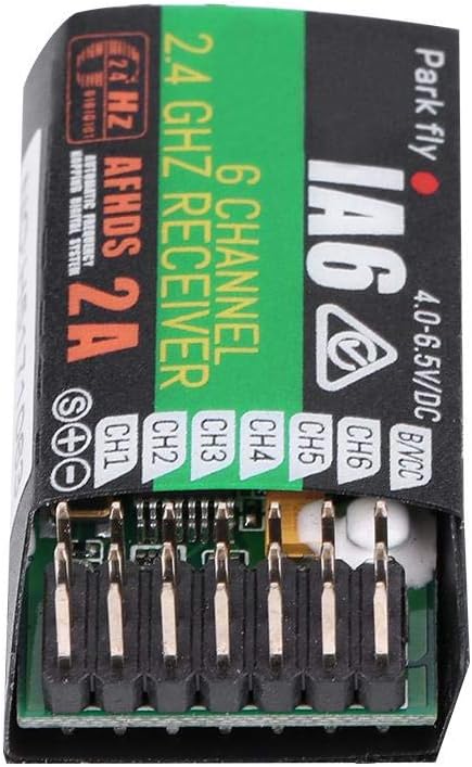 Dilwe RC-Empfänger, Flysky FS-IA6 6-Kanal-2,4-GHz-Frequenzempfänger für FS-I6, Nicht mehr als 20 dBm