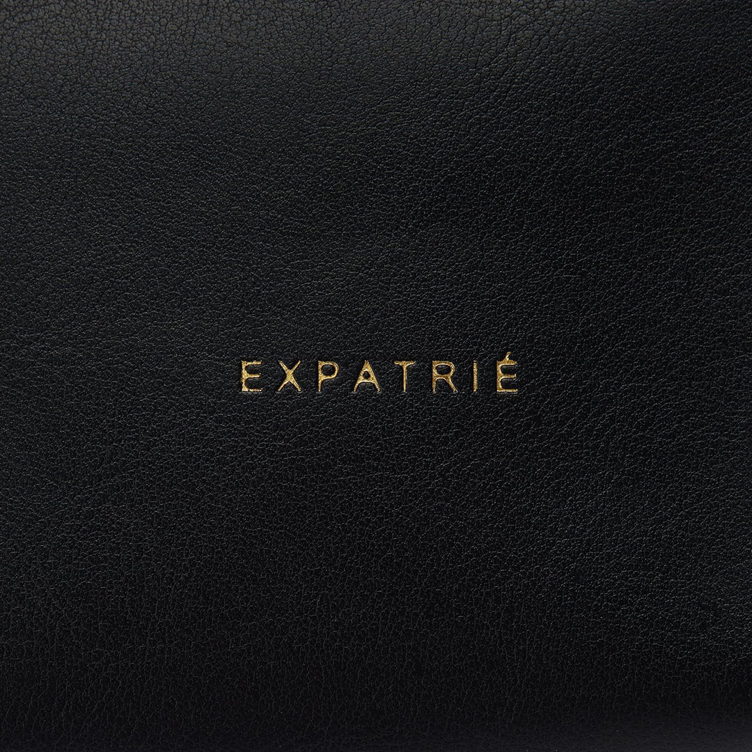 Expatrié Bauchtasche Damen Schwarz - Justine - Brusttasche für Reise, Festival & Sport - Stylische B