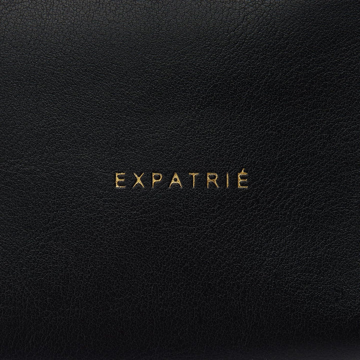 Expatrié Bauchtasche Damen Schwarz - Justine - Brusttasche für Reise, Festival & Sport - Stylische B