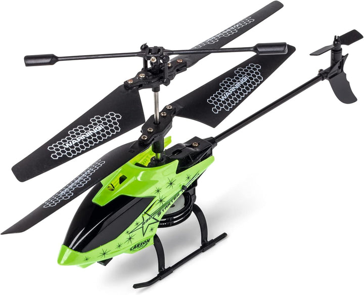 Carson 500507182 Starter Tyrann 230 IR 2Ch RTF grün - Hubschrauber, für Einsteiger, RC Heli, fernges