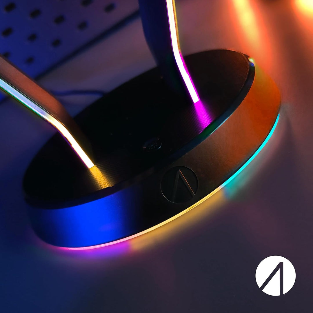 Stealth Regenbogen Gaming Headset Ständer mit Light-Up LED Headset - für PS4, PS5, XBox, Switch und