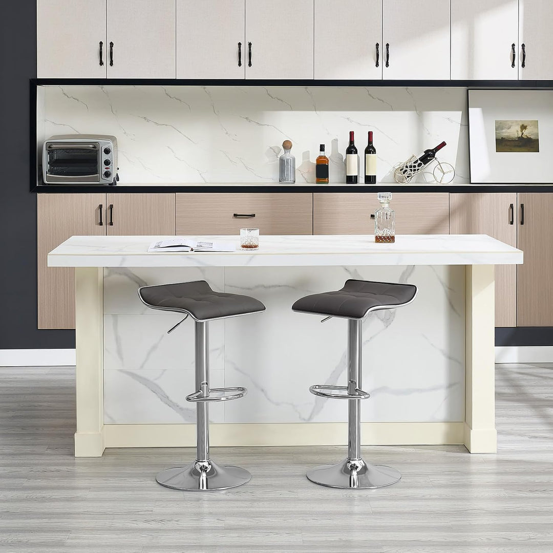 WOLTU 4er Set Barhocker Barstuhl Design Hocker, Höhenverstellbar, Gut Gepolsterte Sitzfläche, Antiru