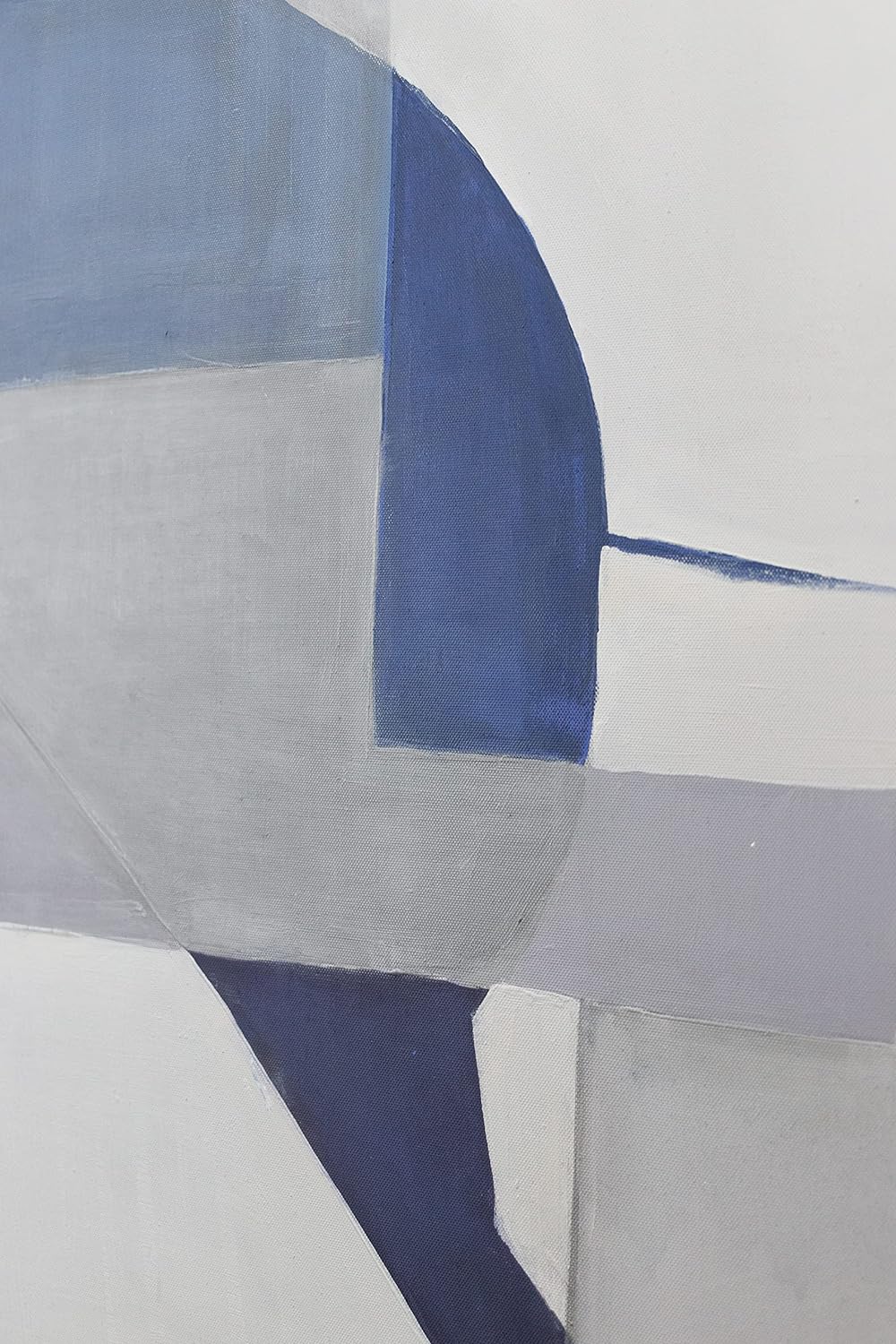 YS-Art XXL Abstrakt Acryl Gemälde auf Leinwand mit Rahmen Sandy handgemalte Wandbilder Wohnzimmer Mi