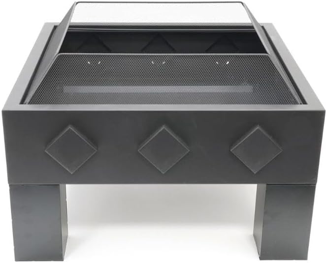 HEAT Outdoor Living Feuerschale Kvadrat - Feuerschalen für den Garten - Feuerstelle Outdoor & Feuert