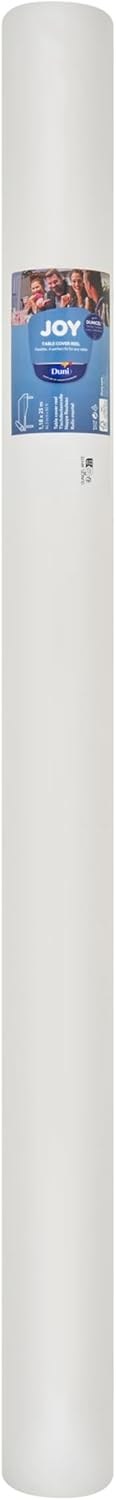 Duni Dunicel® Tischdecke Weiss, 1,18m x 25m, 185470 Tischdeckenrolle
