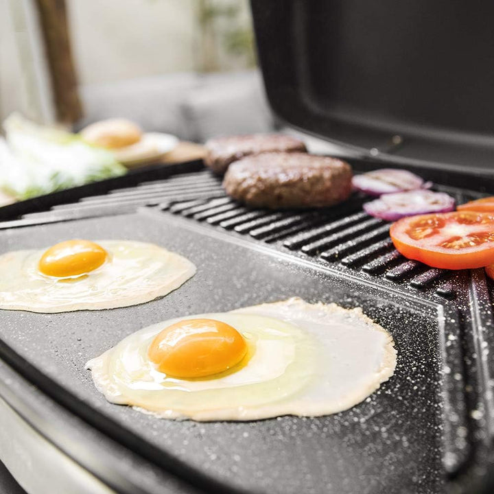 Cecotec PerfectCountry BBQ Elektrischer Grill. Mit Gerätefüssen, Klappbarer Deckel und Schale, RockS