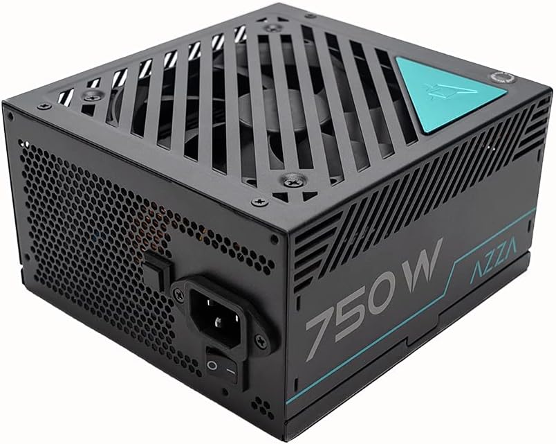 AZZA 750W PC-Netzteil, modular, 80+ Gold, schwarz, 4X PCIe, Kabel-Management