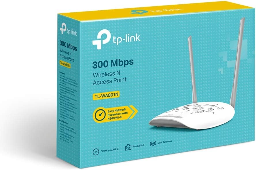 TP-Link TL-WA801N WLAN Access Point 300Mbit/s on 2.4GHz (Client, Bridget, Universal/WDFS Repeater),1