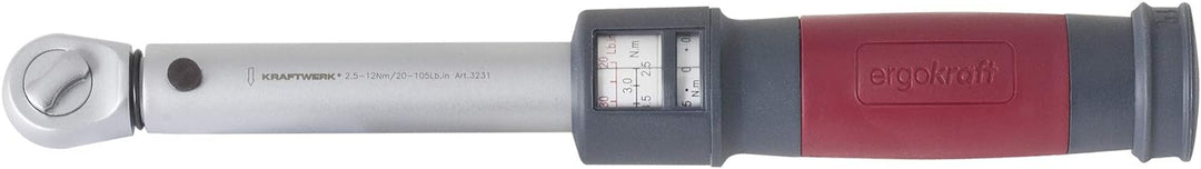 Kraftwerk 3231 Click-Drehmomentschlüssel 1/4 Zoll 2.5-12 Nm
