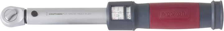 Kraftwerk 3231 Click-Drehmomentschlüssel 1/4 Zoll 2.5-12 Nm