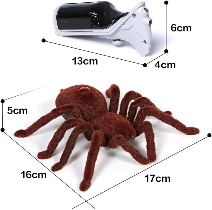 XiXiRan Ferngesteuerte Spinne Spielzeug, Ferngesteuerte Tarantel, Steuerspinne Spielzeug, Rc Spider,
