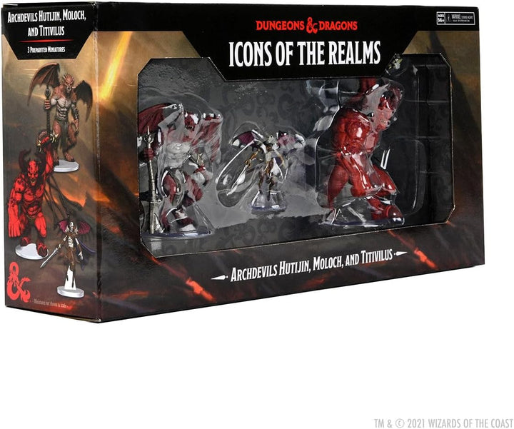 D&D Icons of the Realms: Archdevils - Hutijin, Moloch, Titivilus | DnD Miniaturen