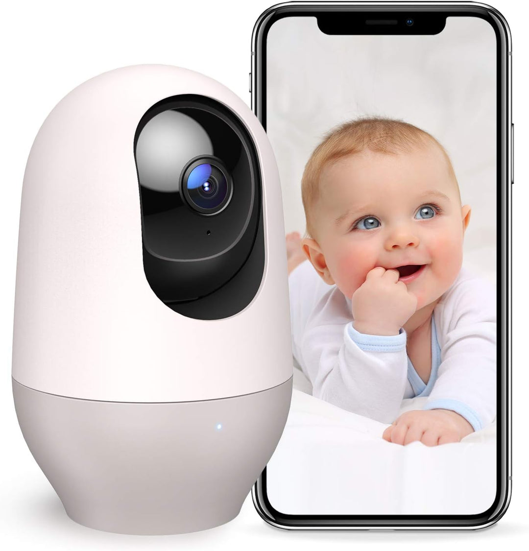 Nooie Babyphone mit Kamera, Haustier WLAN IP Überwachungskamera innen 1080P Kamera, Bewegungs- und G