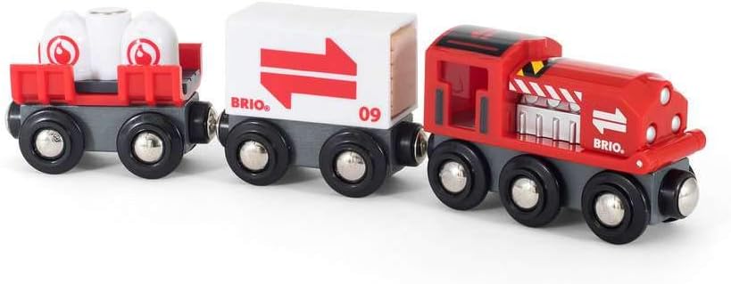 BRIO Bahn 33888 - Güterzug mit Frachtladung