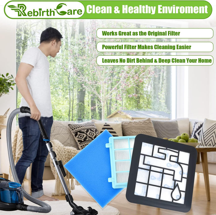 Filter für Philips FC9332 FC9331 FC8010/01 FC9555 FC9550 FC9334 FC9333 FC9330 Boden Staubsauger Ersa
