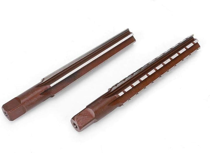 2 stücke Reibahlen Gesetzt Kohlenstoffstahl Metric Zylinderschaft Hand Reibahle Fein Morsekegel Reib