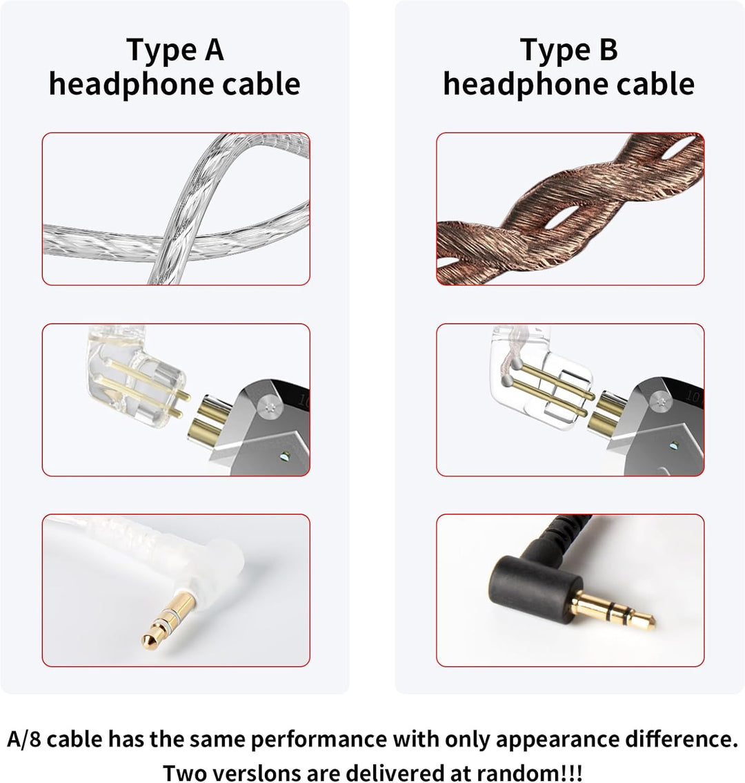 KINBOOFI KZ ZS10 Pro IEM In-Ear-Monitor, 4BA 1DD KZ Kopfhörer Multi Driver In Ear Kopfhörer IEM, KZ