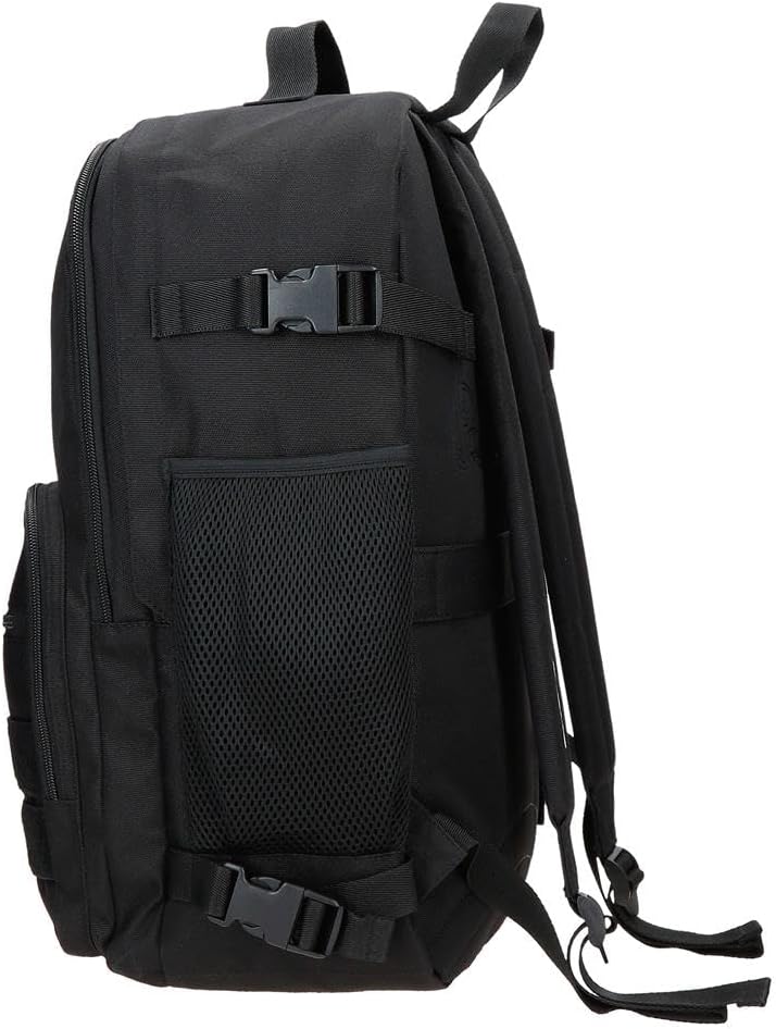 Pepe Jeans Unisex, Kinder Aris Rucksack und Federmäppchen (1er Pack) 30cm x 44cm x 20cm Schwarz, 30c