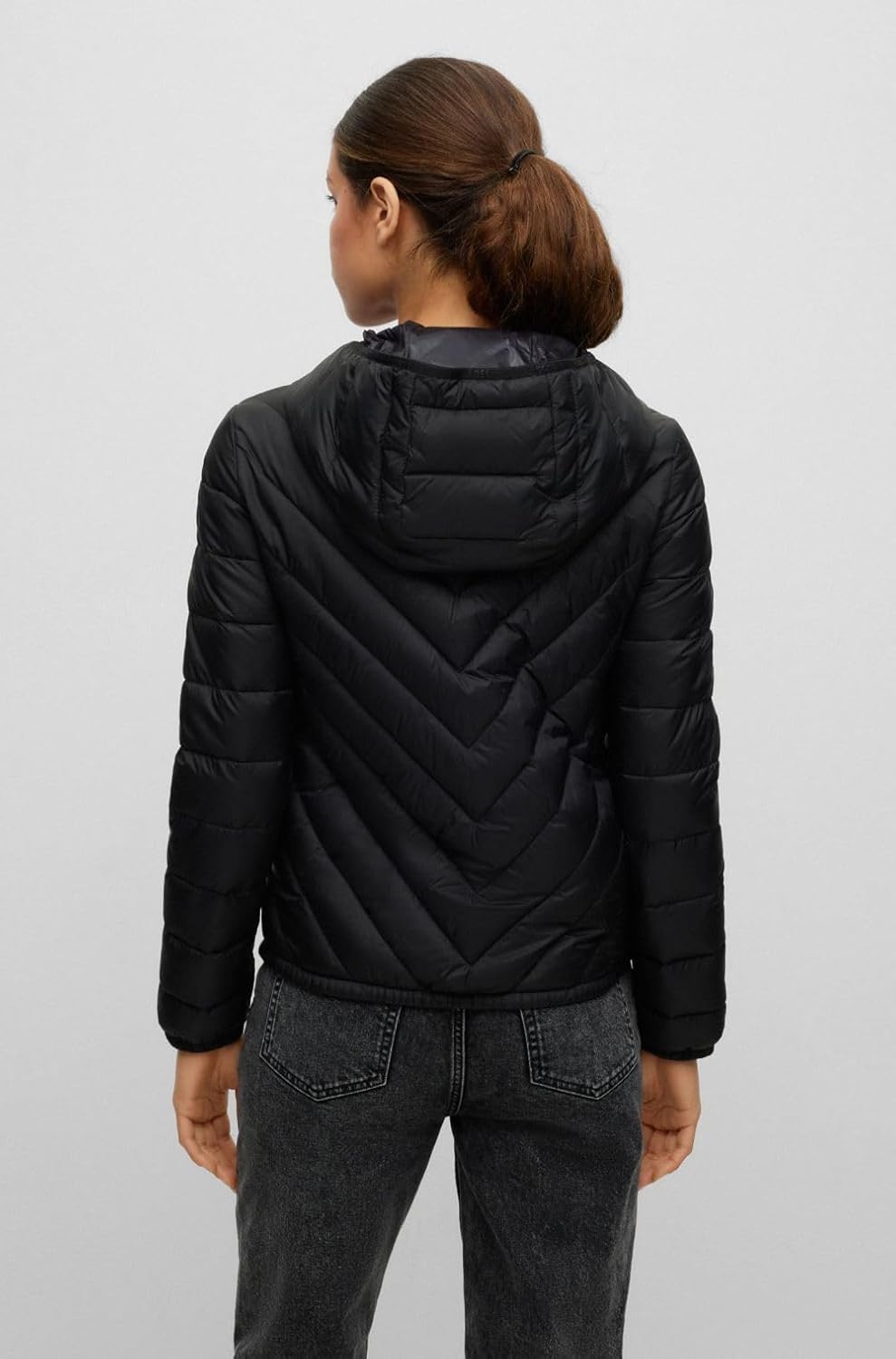 BOSS Damen C_palatto Outerwear-Jacket 40 Black1, 40 Black1