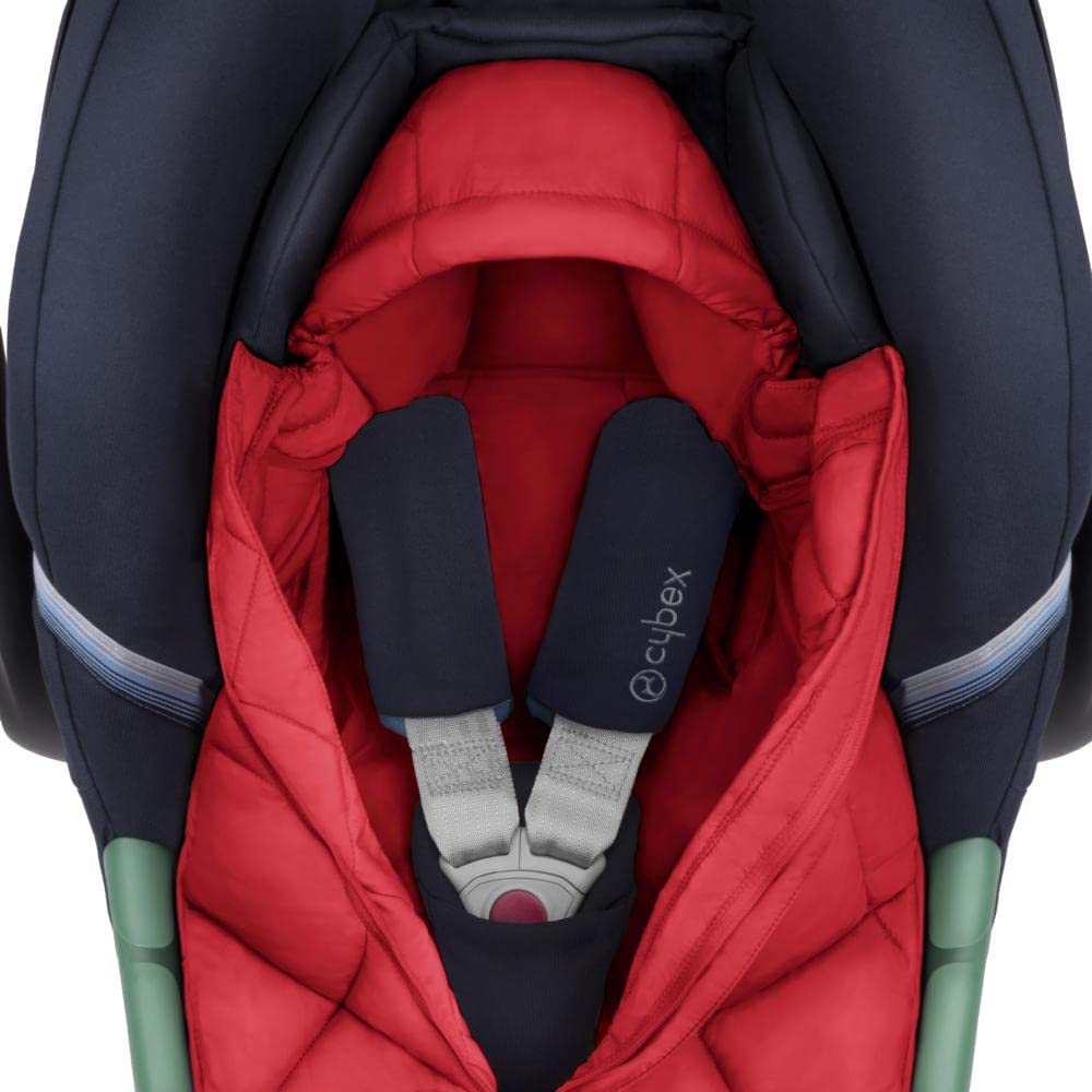 CYBEX Gold Fusssack Snøgga Mini 2, Für Babyschalen, Ab Geburt bis ca. 24 Monate, TOG 4, Hibiscus Red