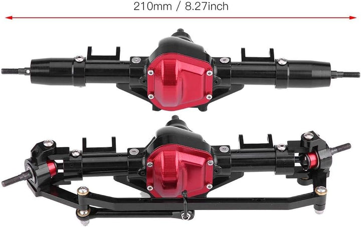 Dilwe Vordere Hinterachse Reifenantriebswelle für Axial SCX10 / D90 1/10 RC Auto