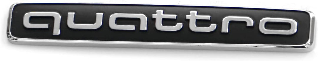 Audi 4M08537372ZZ Schriftzug Quattro Aufkleber Emblem Logo Chrom