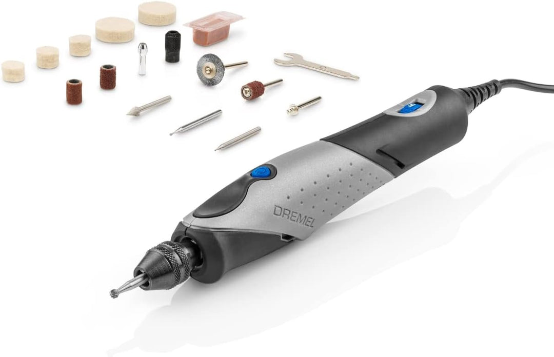 Dremel 2050 Stylo+ Multifunktionswerkzeug 9W Set (15 Zubehöre, Variable Drehzahleinstellung bis 22.0