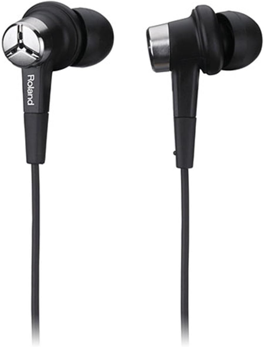 Roland CS-10EM Binaurale (3D) In-Ear-Kopfhörer, schwarz Single, Single