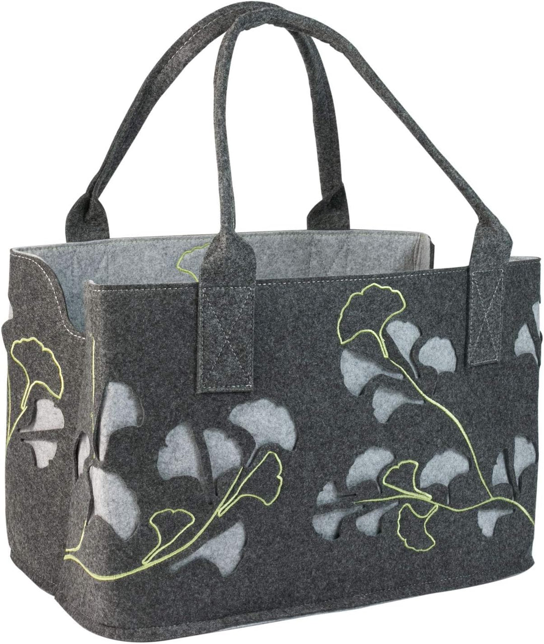 GILDE Filztasche Lotus Laser, 40 cm, Einkaufstasche/Holztasche/Strandtasche - reissfest & trägt viel