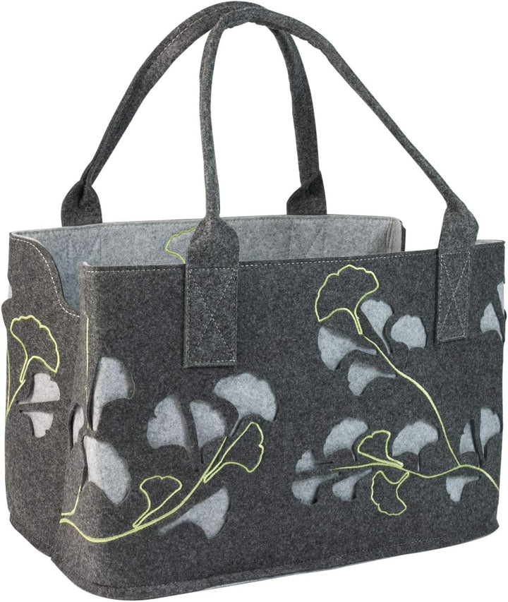 GILDE Filztasche Lotus Laser, 40 cm, Einkaufstasche/Holztasche/Strandtasche - reissfest & trägt viel