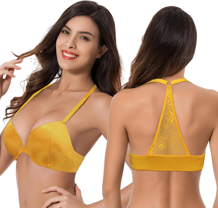 Curve Muse Damen Hochdrücken Fügen Sie 1 und eine halbe Tasse hinzu Bügel Halfter vorne schliessen B