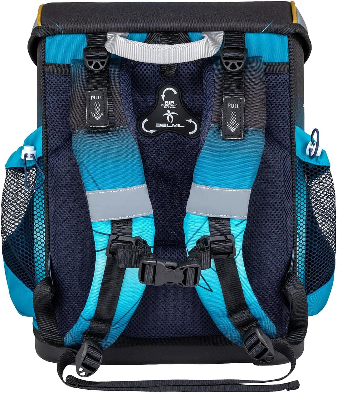 Belmil Mini-Fit Schulranzen Set 4 -teilig (405-33/AG/S) (Fire Footbal), Fire Footbal