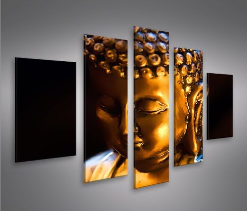 islandburner Bild Bilder auf Leinwand Buddha V6 MF XXL Poster Leinwandbild Wandbild Dekoartikel Wohn