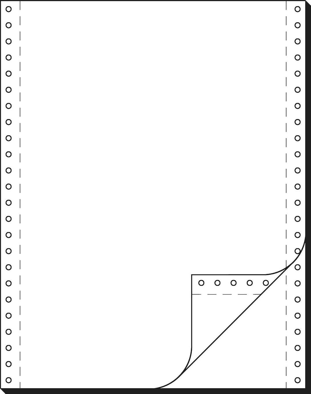 SIGEL 32242 Endlospapier 12 Zoll x 240 mm (A4 hoch), 60/57 g, 1000 Sätze LP, SD, 2fach