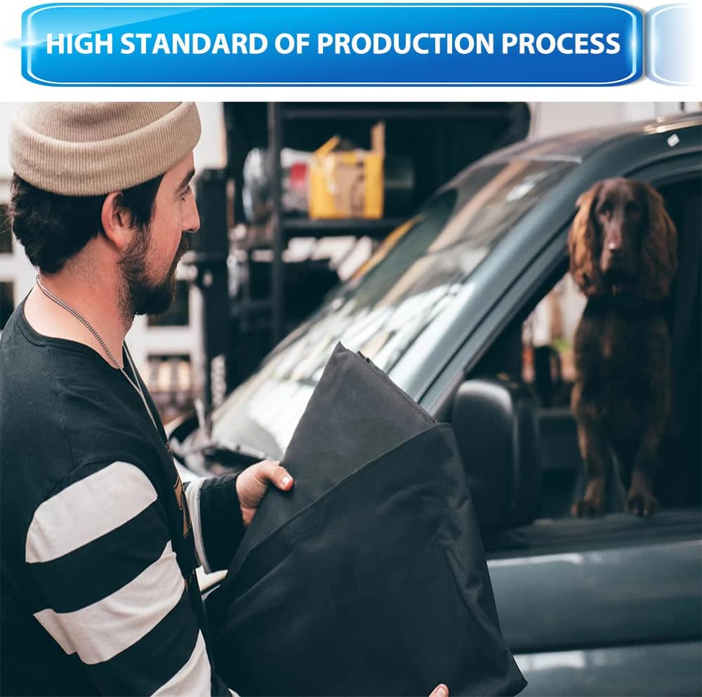 Frontscheibenabdeckung für VW T5 T6, Windschutzscheibenabdeckung, 600D Dickes Oxford Tuch Anti ultra